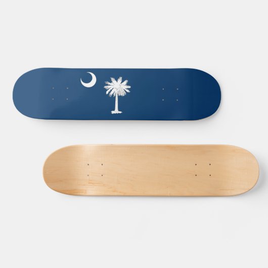 South Carolina Flag Persoonlijk Skateboard (Horizontaal)