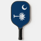 South Carolina Flag Pickleball Paddle (Achterkant)