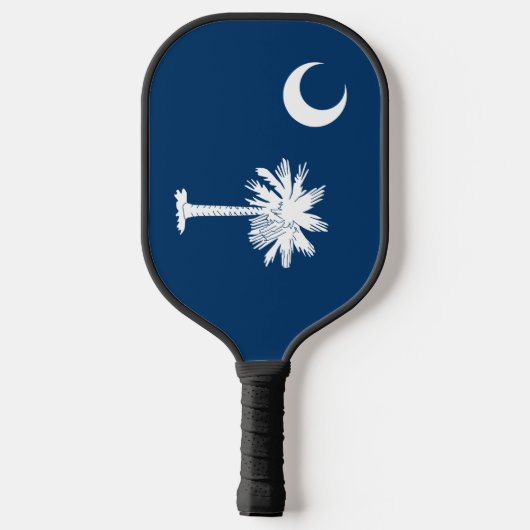 South Carolina Flag Pickleball Paddle (Achterkant)