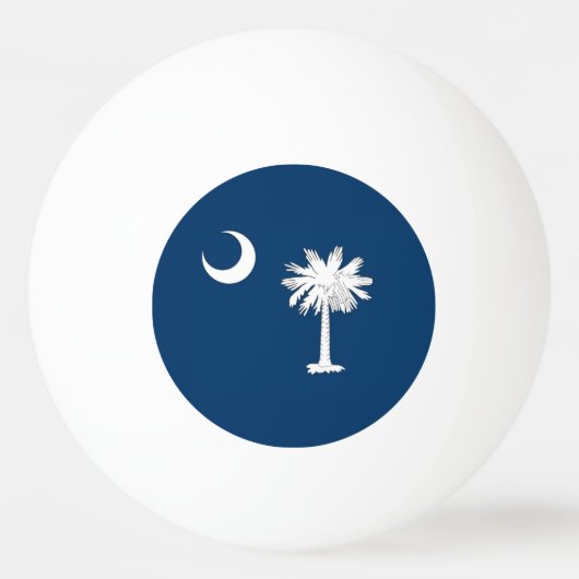 South Carolina Flag Ping Pong Ball (Voorkant)