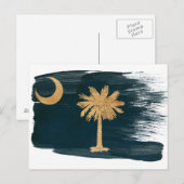 South Carolina Flag Postcards Briefkaart (Voorkant / Achterkant)
