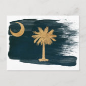South Carolina Flag Postcards Briefkaart (Voorkant)