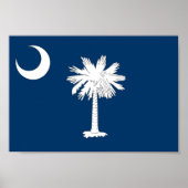 South Carolina Flag Poster (Voorkant)