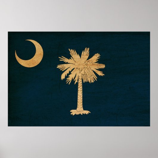South Carolina Flag Poster (Voorkant)