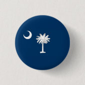 South Carolina Flag Ronde Button 3,2 Cm (Voorkant)
