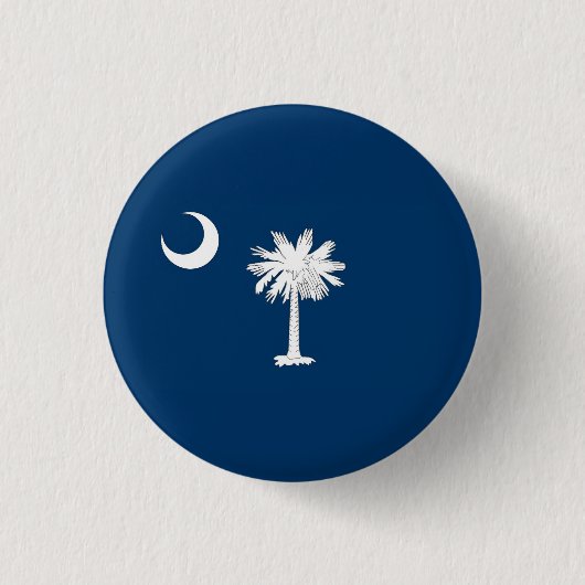 South Carolina Flag Ronde Button 3,2 Cm (Voorkant)