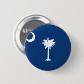 SOUTH CAROLINA FLAG RONDE BUTTON 5,7 CM (Voorkant /achterkant)