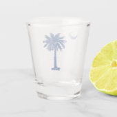 South Carolina Flag Shot Glas (Achterkant)
