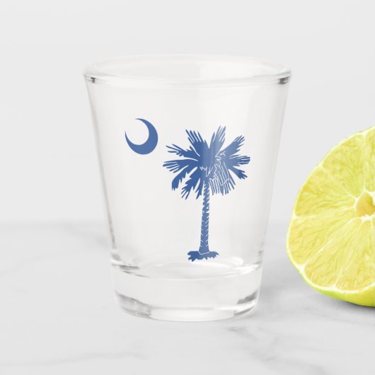 South Carolina Flag Shot Glas (Voorkant)