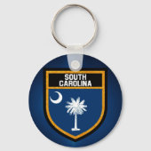 South Carolina Flag Sleutelhanger (Voorkant)
