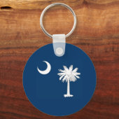 South Carolina Flag Sleutelhanger (Achterkant)