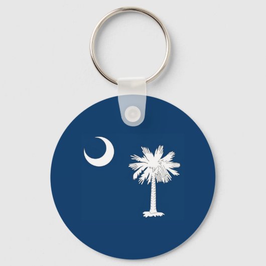 South Carolina Flag Sleutelhanger (Achterkant)