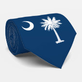 South Carolina Flag Stropdas (Opgerold)