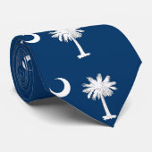 South Carolina Flag Stropdas (Opgerold)