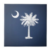 South Carolina Flag Tegeltje (Voorkant)