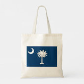 South Carolina Flag Tote Bag (Achterkant)