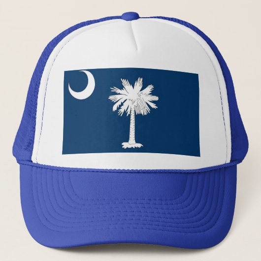 South Carolina Flag Trucker Pet (Voorkant)