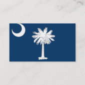 South Carolina Flag Visitekaartje (Achterkant)