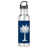 South Carolina Flag Waterfles (Voorkant)