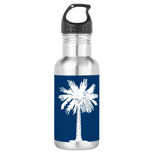 South Carolina Flag Waterfles (Voorkant)