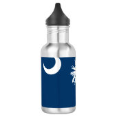 South Carolina Flag Waterfles (Links)