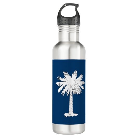 South Carolina Flag Waterfles (Voorkant)