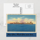 South Carolina, Fort Sumter, Charleston Briefkaart (Voorkant / Achterkant)