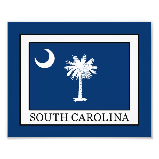 South Carolina Foto Afdruk (Voorkant)