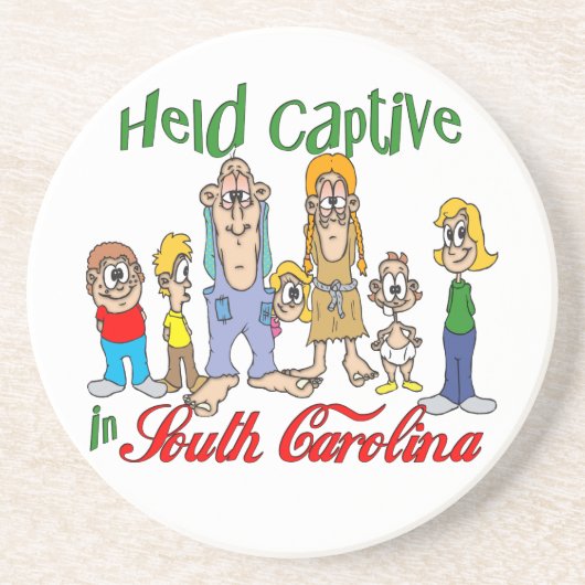 South Carolina Funny Trailer Park Onderzetter (Voorkant)