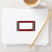 South Carolina Gestreept Monogrammed ontwerp Etiket (Insitu)