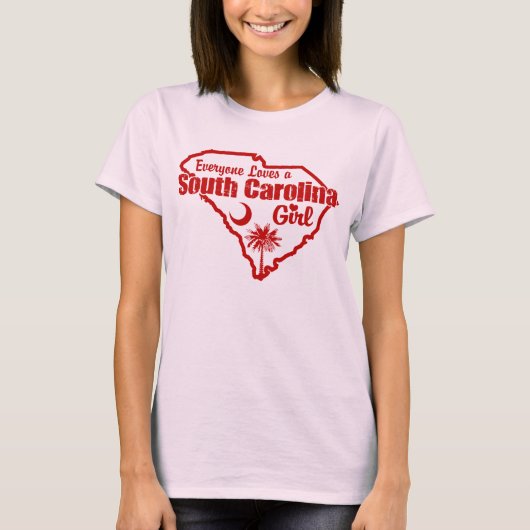 South Carolina Girl T-shirt (Voorkant)