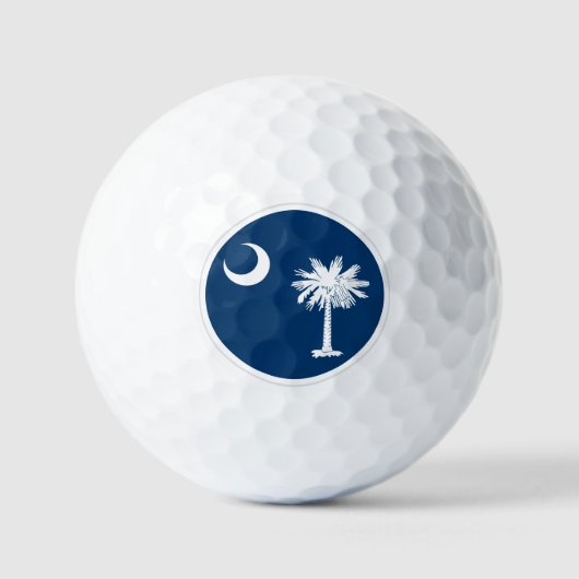 South Carolina Golf Balls, staatsvlag / patriotten Golfballen (Voorkant)