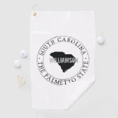 South Carolina Golf Towel Name Golfhanddoek (Insitu)