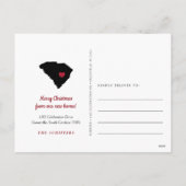 South Carolina Holiday Moving Announcement Feestdagenkaart (Achterkant)