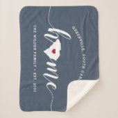 South Carolina Home State Persoonlijk Sherpa Deken (Voorkant)