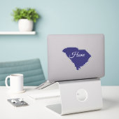 South Carolina Home State Sticker / Label (Laptop op bureau)
