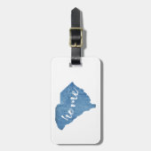 South Carolina Home Wood Grain Bagagelabel (Voorkant verticaal)