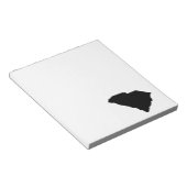 South Carolina in Black Notitieblok (Schuin)