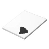 South Carolina in Black Notitieblok (Linkerzijde)