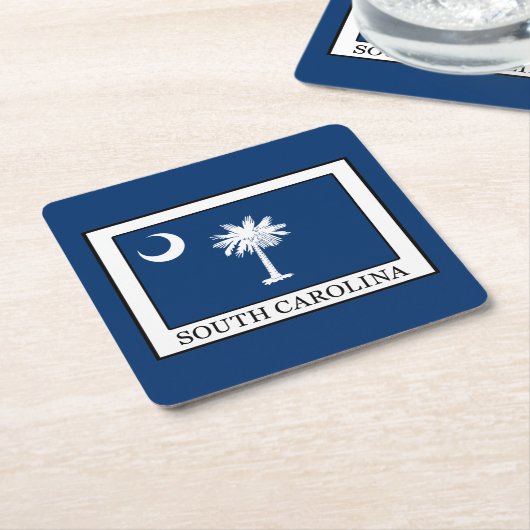 South Carolina Kartonnen Onderzetters (Schuin)