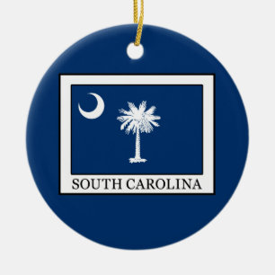 South Carolina Keramisch Ornament