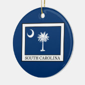 South Carolina Keramisch Ornament (Links)