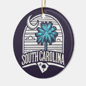 South Carolina Keramisch Ornament (Links)