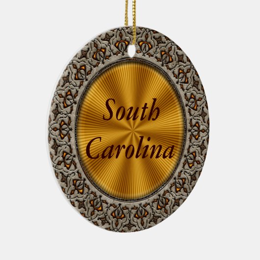 South Carolina Keramisch Ornament (Rechts)