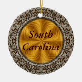 South Carolina Keramisch Ornament (Voorkant)