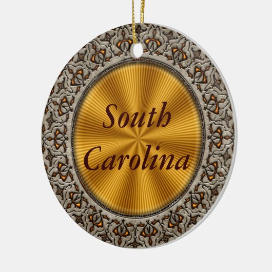 South Carolina Keramisch Ornament (Links)