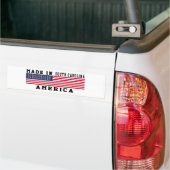South Carolina maakte Design Bumpersticker (Op Truck)