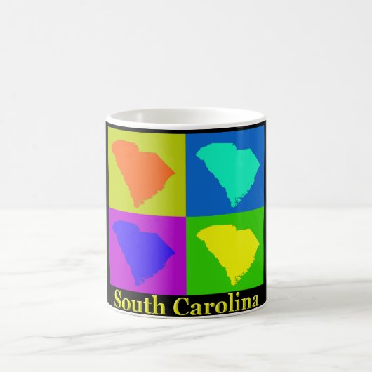 South Carolina Map Koffiemok (Center)
