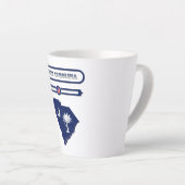 SOUTH CAROLINA MAP, SOUTH CAROLINA. SAMER BRASIL LATTE MOK (Rechterhoek)