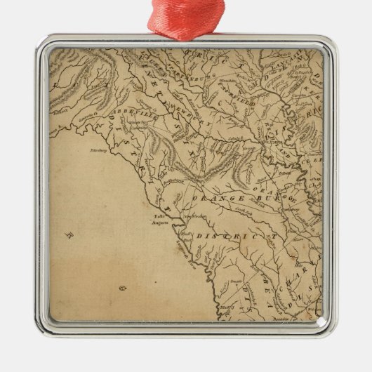 South Carolina Metalen Ornament (Voorkant)